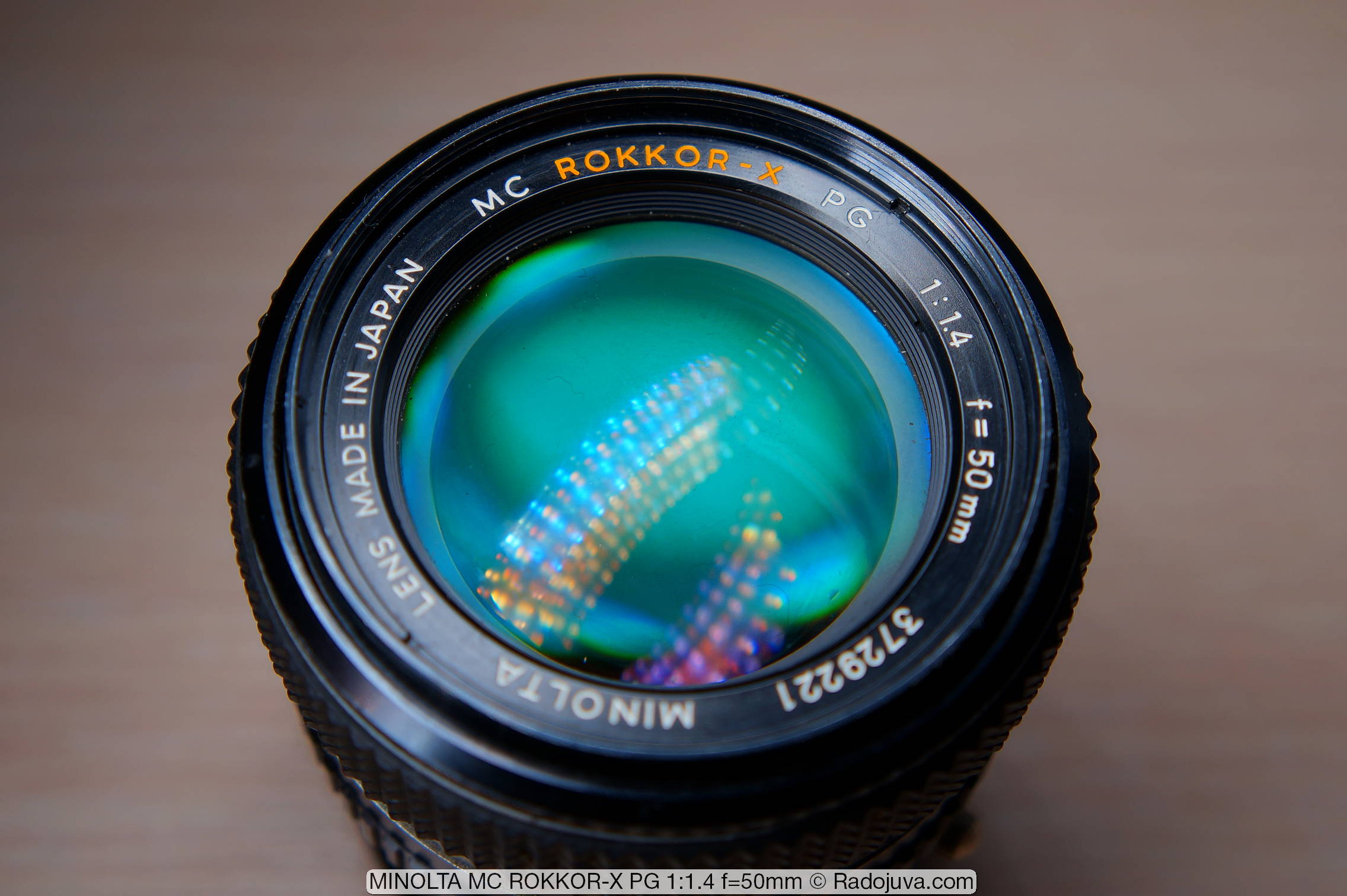 Review MINOLTA MC ROKKOR-X PG 1: 1.4 f = 50mm | Radozhiva