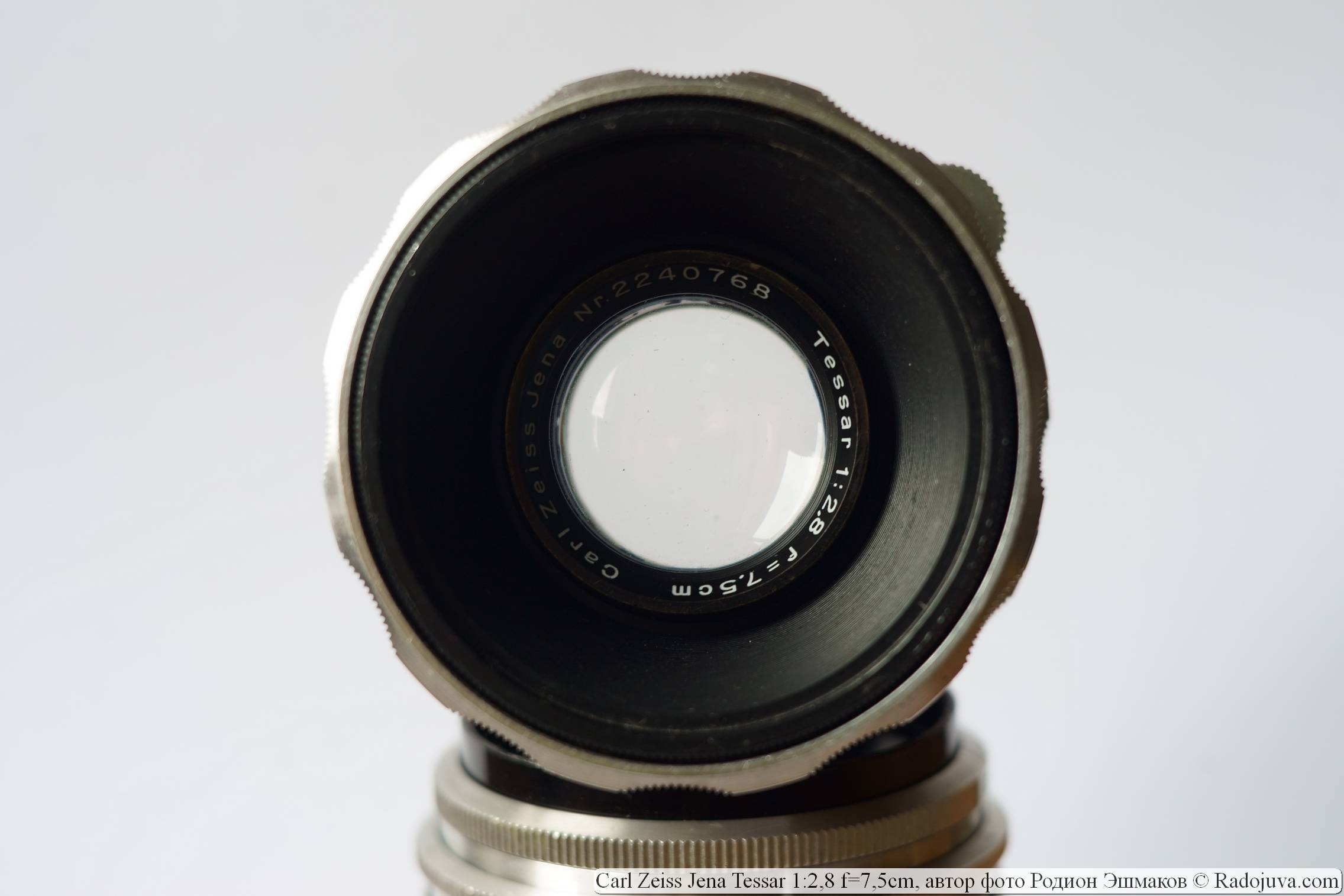 Carl Zeiss Jena Tessar 1: 2,8 f = 7,5cm (1938). Review of an 