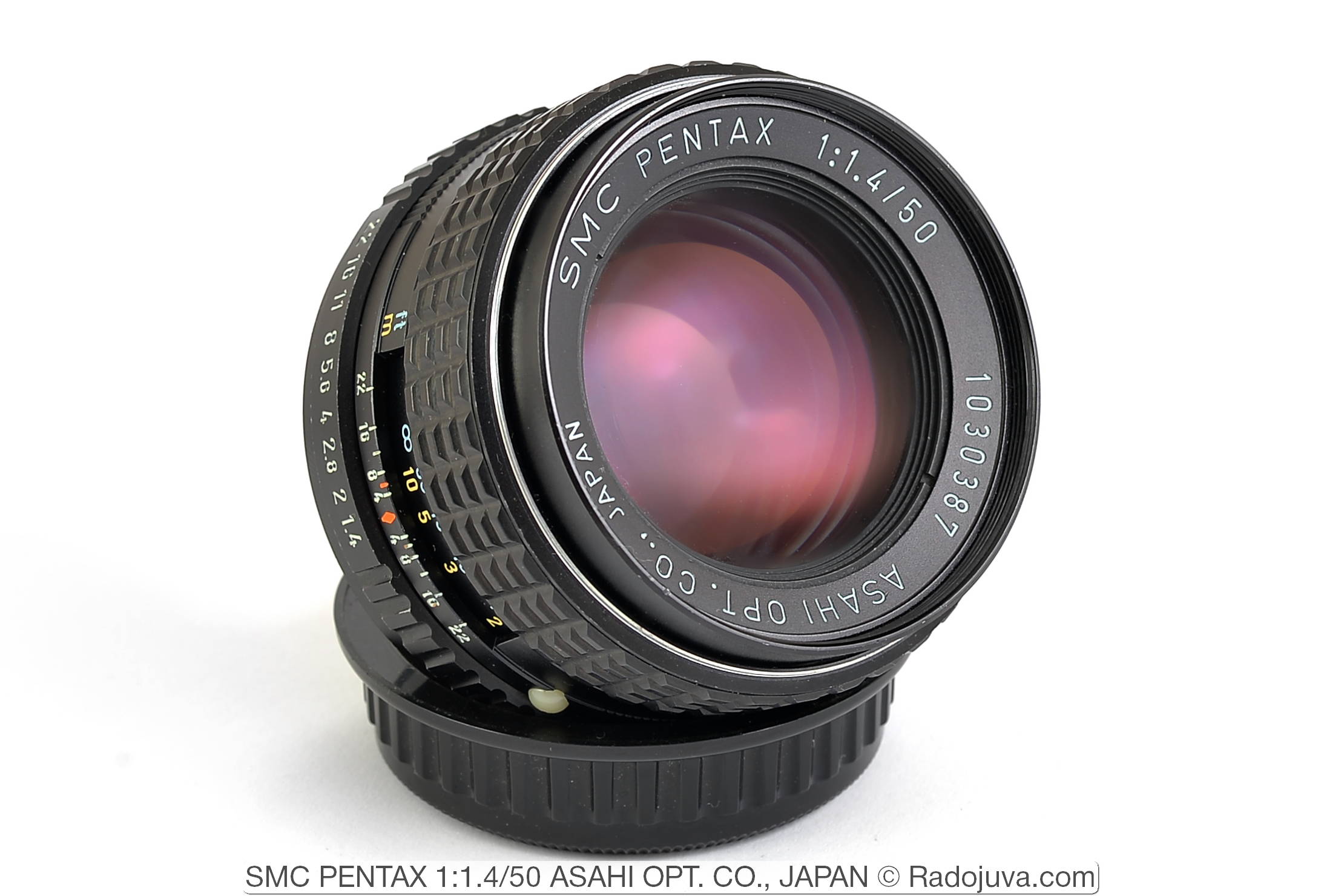 SMC PENTAX 1: 1.4 / 50 ASAHI OPT Short Review. CO.