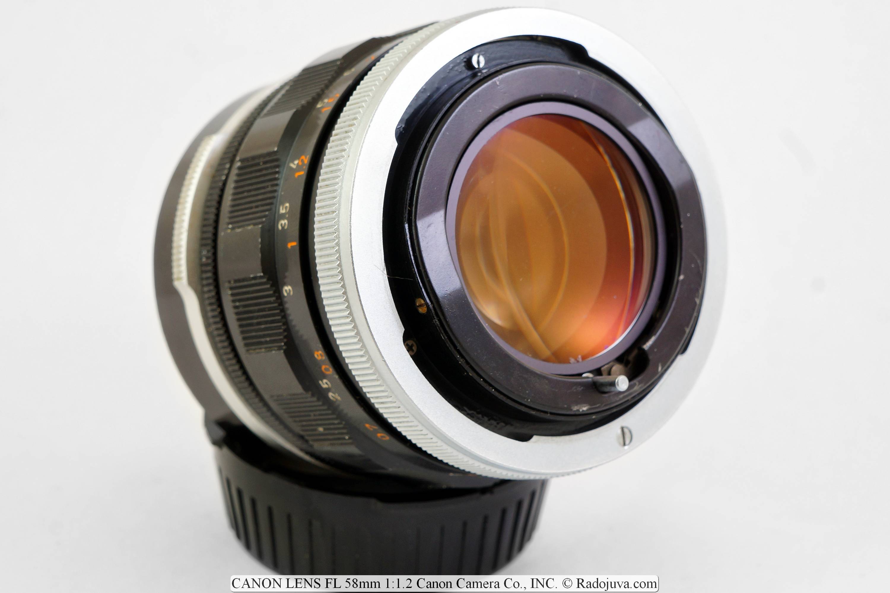 Quick Review of CANON LENS FL 58mm 1:1.2 Canon Camera Co.