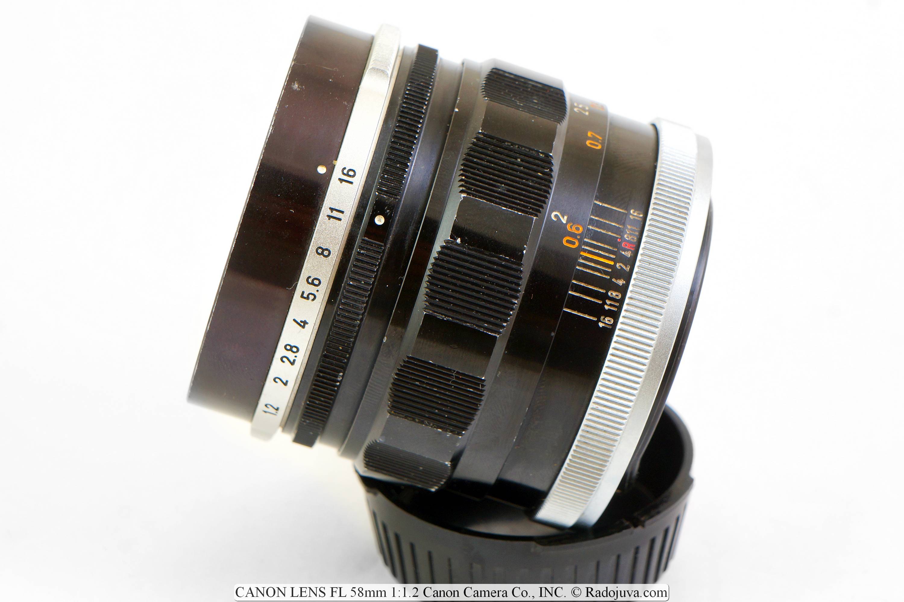 OBJETIVO CANON FL 58 mm 1:1.2 Canon Camera Co., INC.