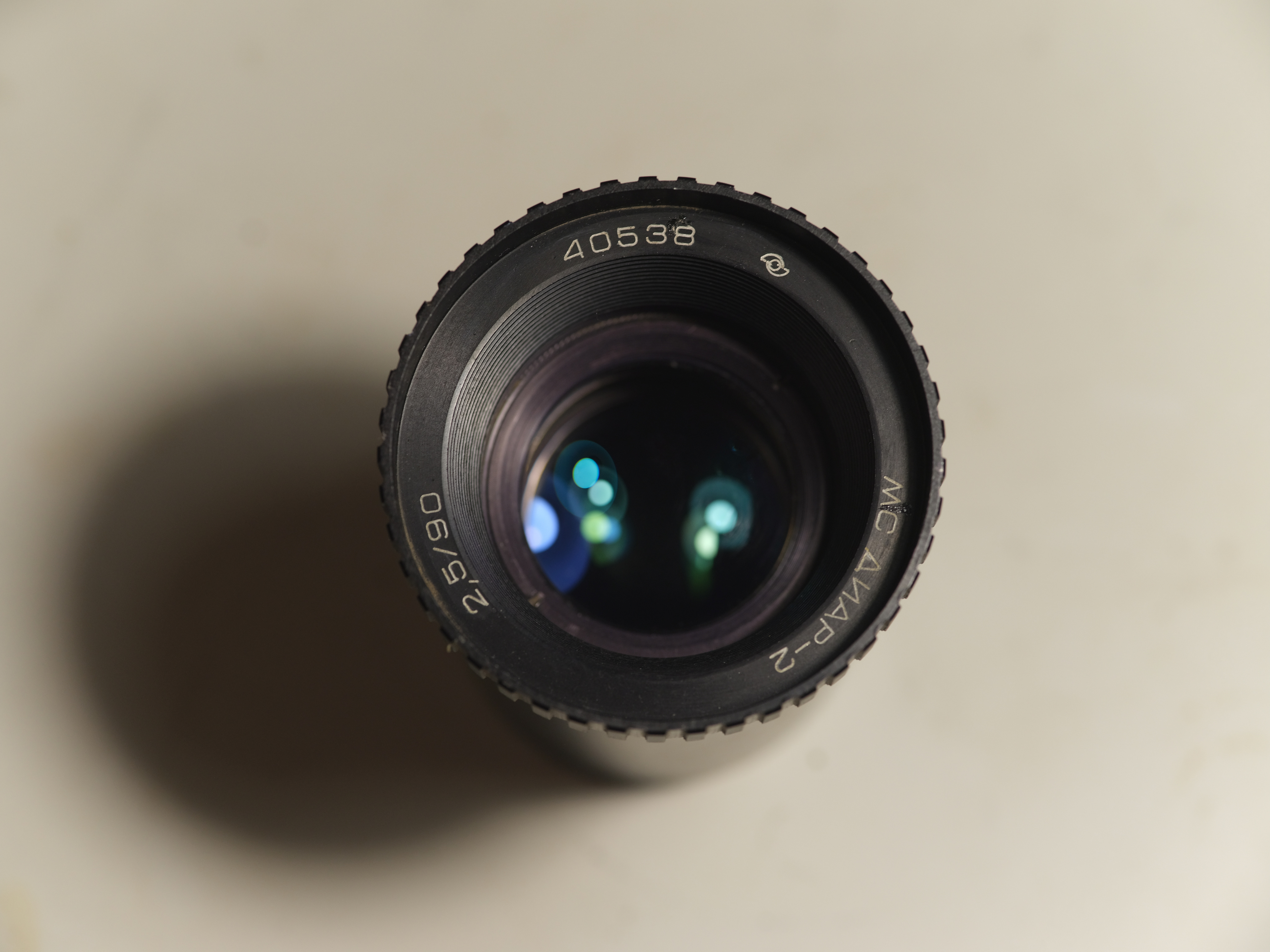 Фотография объектива МС Диар-2 с нетронутым линзоблоком. Фото предоставил Андрей Андреев