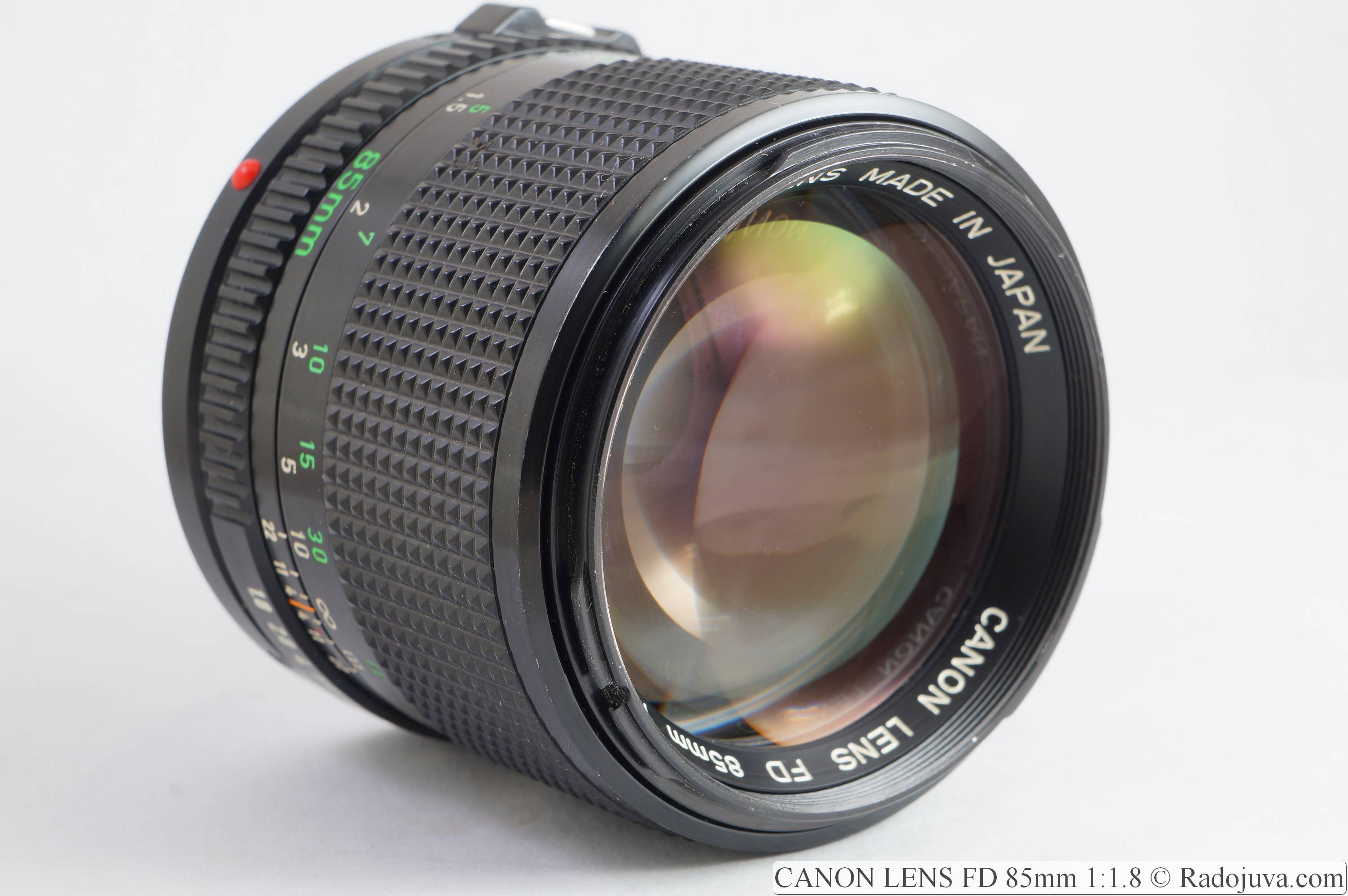 Brief review of CANON LENS FD 85mm 1:1.8 (nFD, 1979) | Happy