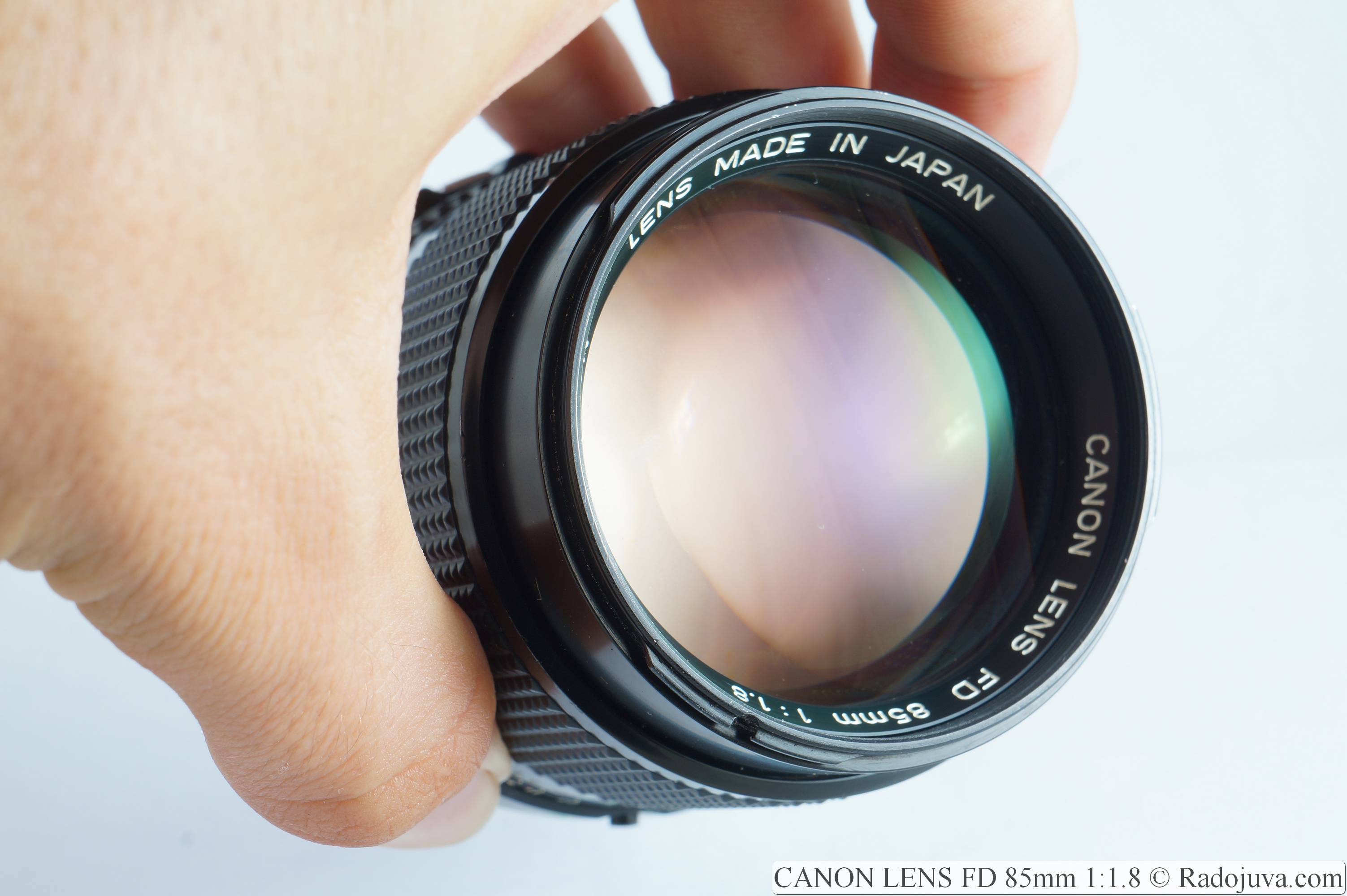 Brief review of CANON LENS FD 85mm 1:1.8 (nFD, 1979) | Happy