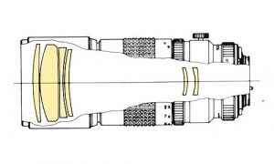 Схема MINOLTA MC TELE ROKKOR-HF 1:4.5 f=300mm