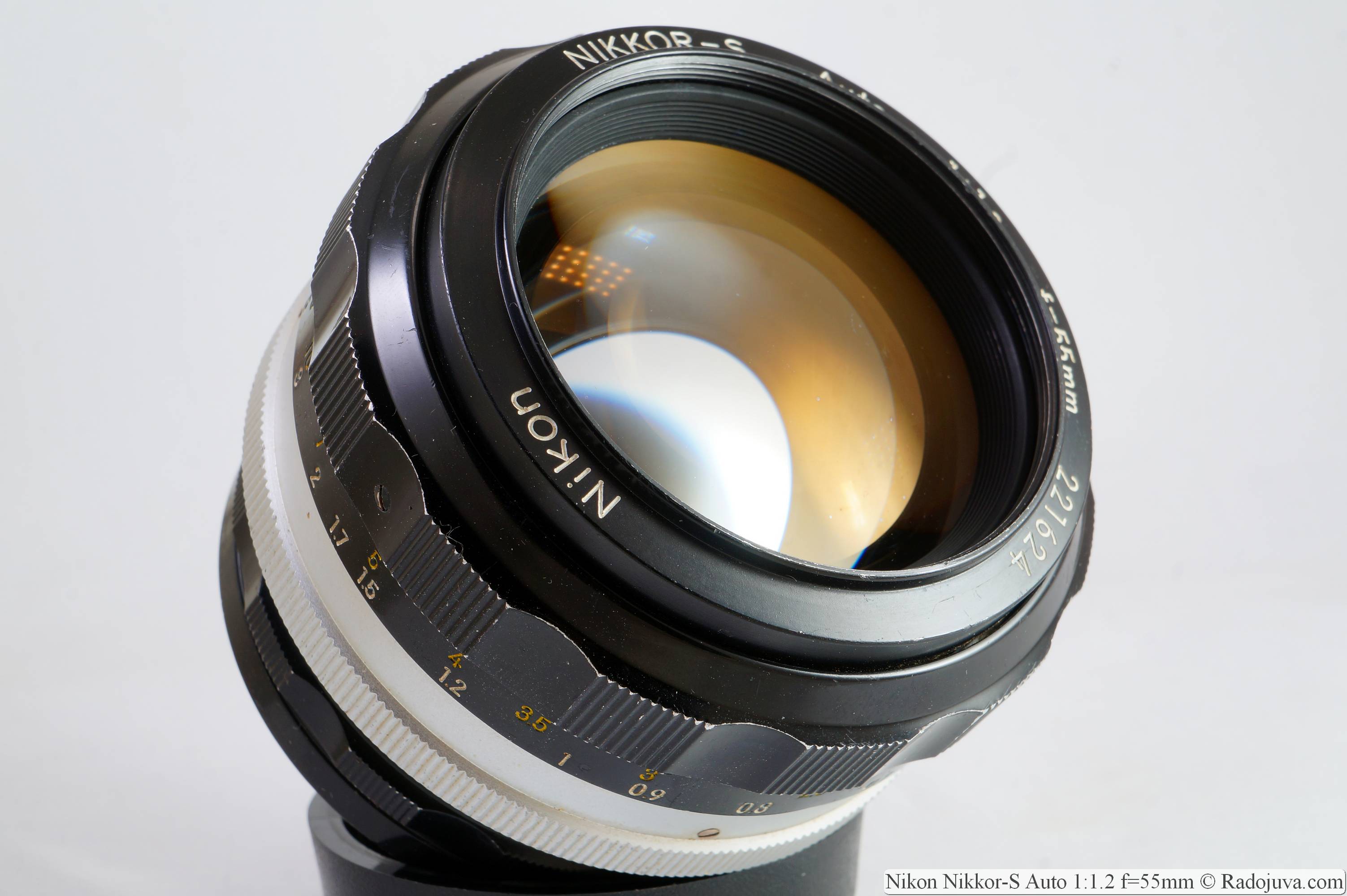  Nikon Nikkor-S Auto 1:1.2 f=55mm