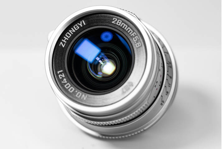 ZHONGYI 28mm F5.6 voor Leica M