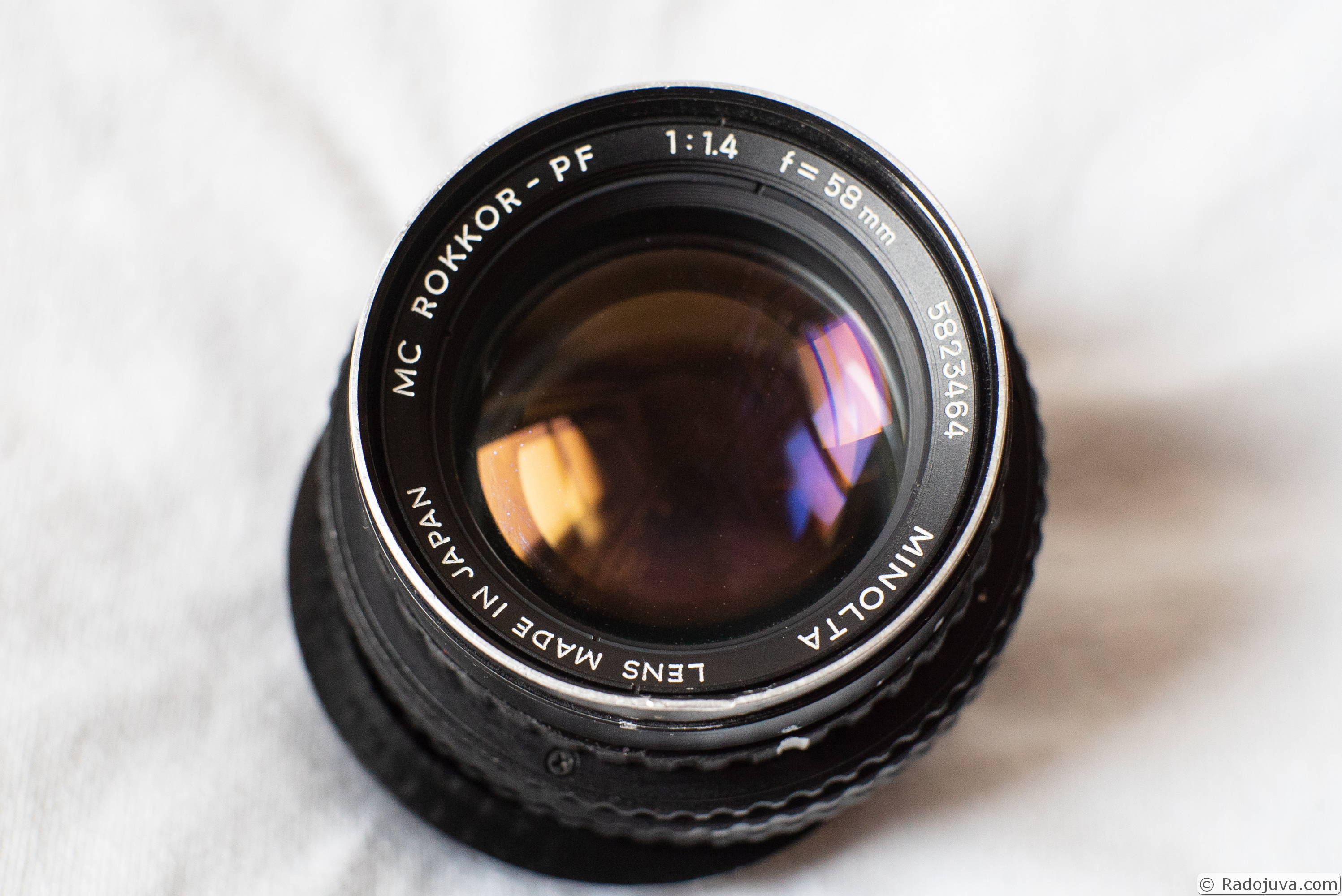 Minolta MC Rokkor-PF 1:1.4 fu003d58 mm. Modified Lens Review | Happy