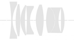 Оптична схема об'єктива TTArtisan 35/1.4 DJ-OPTICAL ASPH