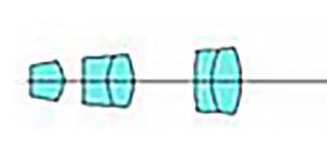 Рисунок оптической схемы объектива.