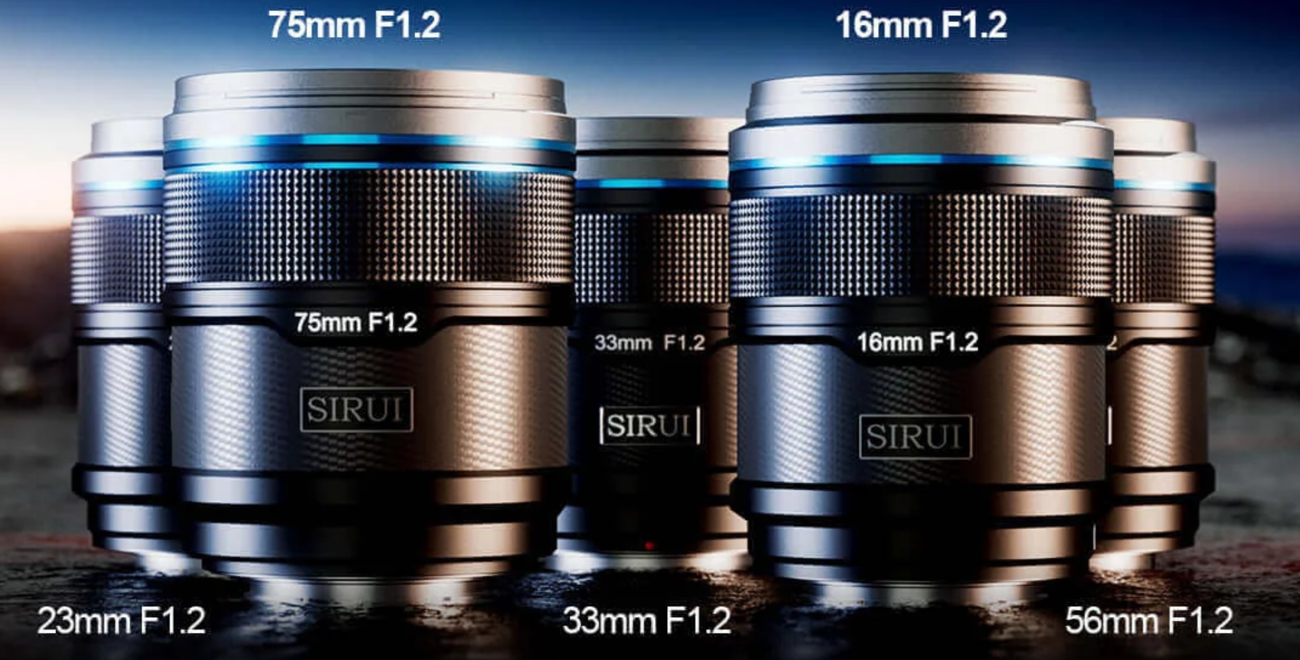 SIRUI Sniper AUTOFOCUS 16/23/33/56/75mm 1:1.2 (для E, X, Z, L, MFT)