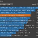 cinebench single no stress