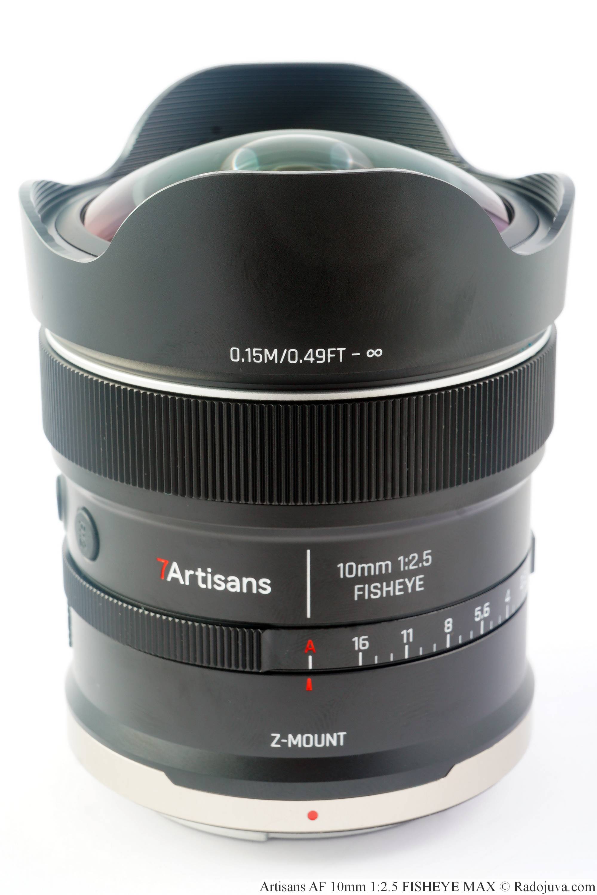 Artisans AF 10mm 1:2.5 FISHEYE MAX