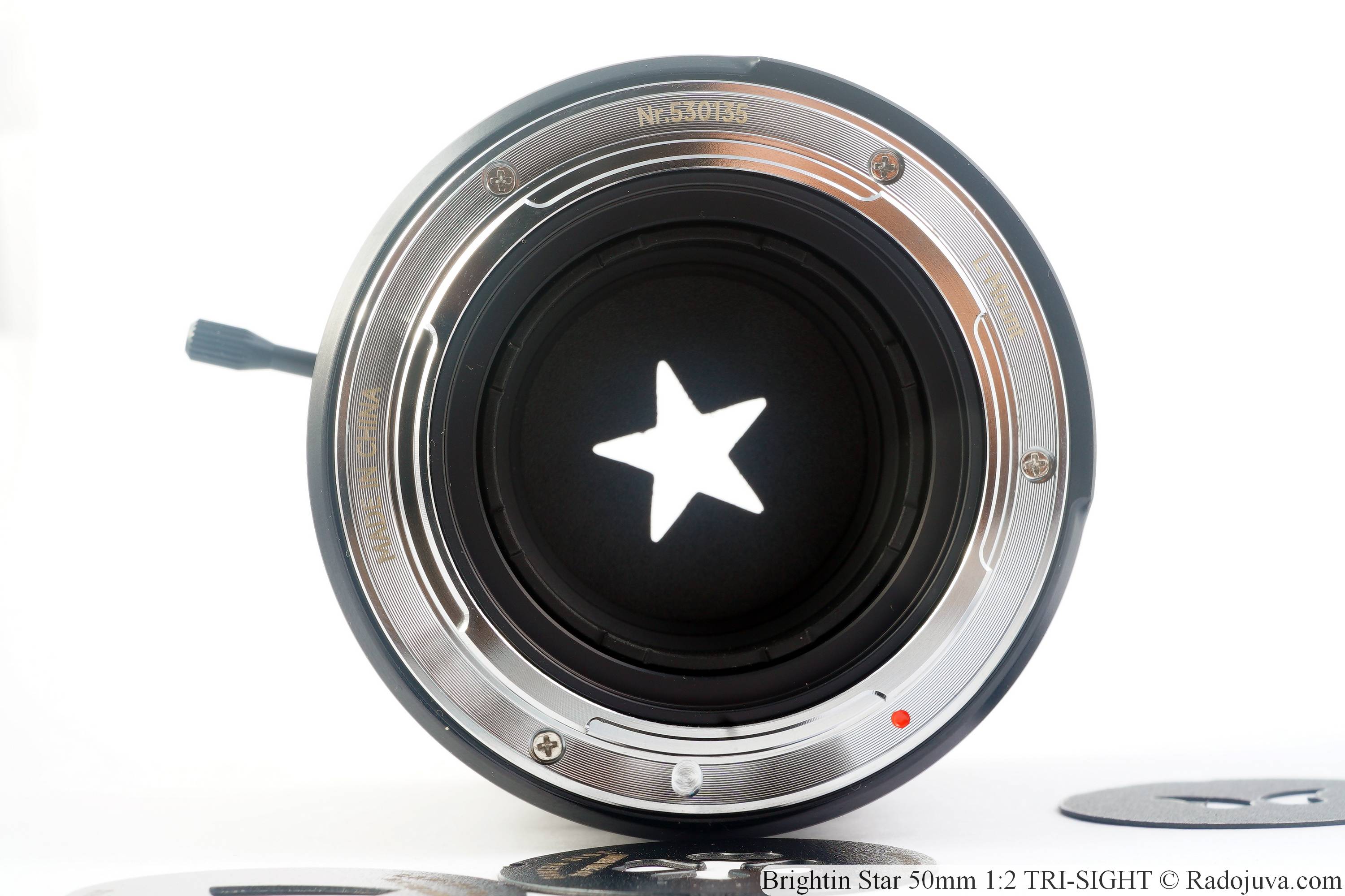 Brightin Star 50mm 1:2 TRI-SIGHT