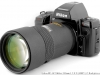 Vista de la lente Nikon 180 mm F 2.8D ED AF Nikkor MKIV