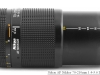 Widok obiektywu Nikon AF Nikkor 70-210 mm F 4-5.6 D