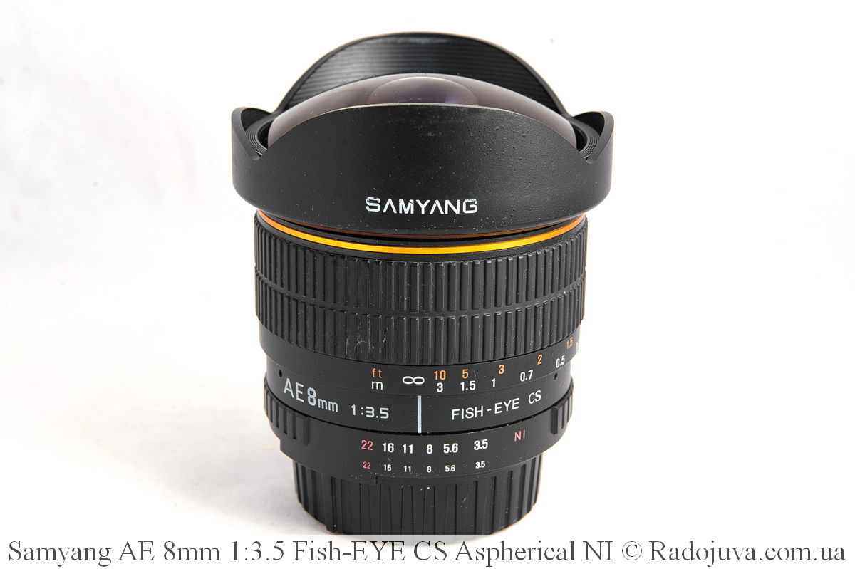 Review Samyang 8mm f / 3.5 Fisheye (Pro-Optic, Rokinon, Bower) | Happy